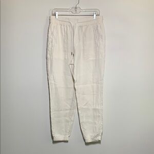 ATHLETA Linen Off-White Joggers